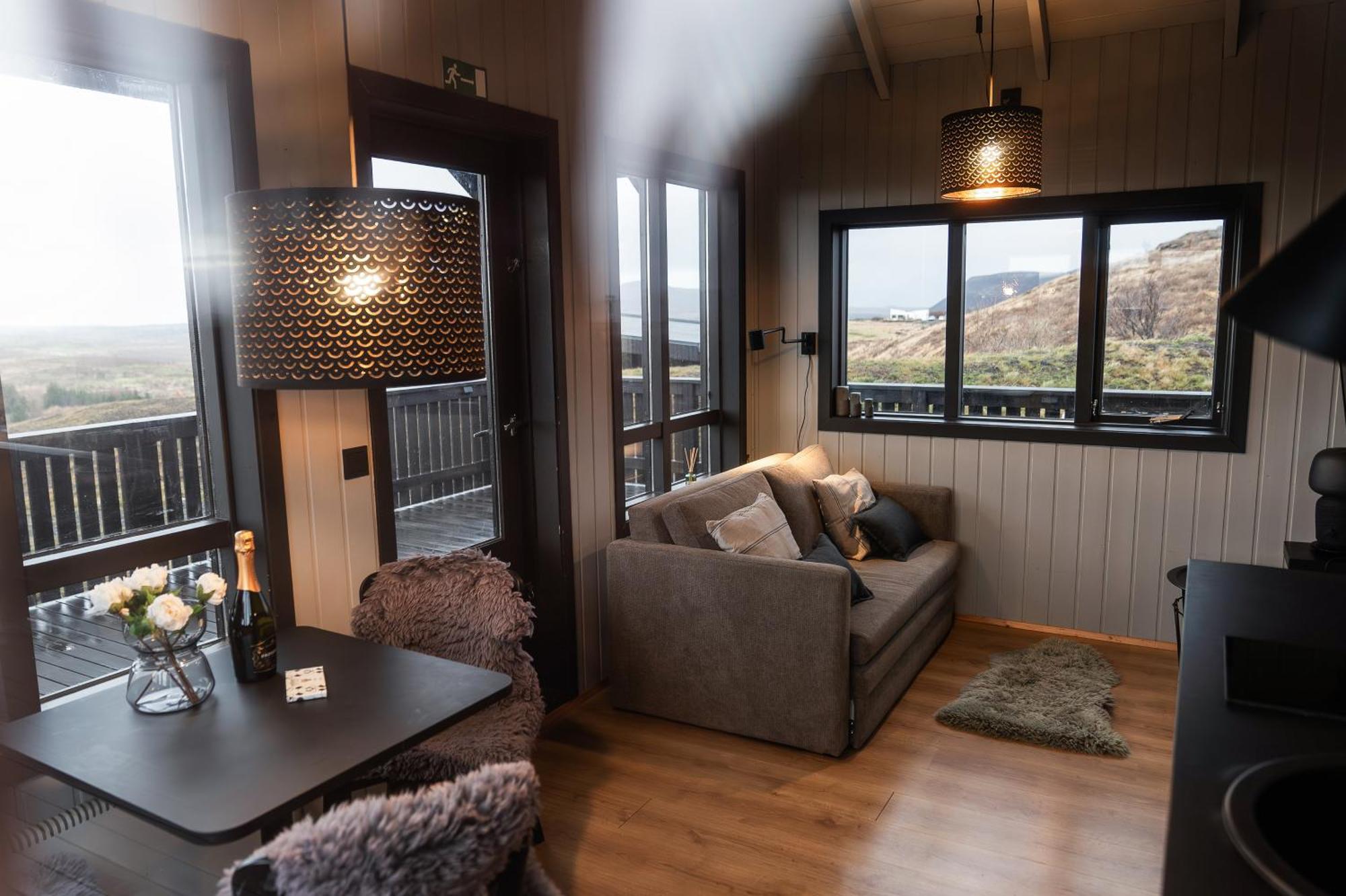Cozy Cabin Near Golden Circle With Panoramic Views Mosfellsbaer Buitenkant foto