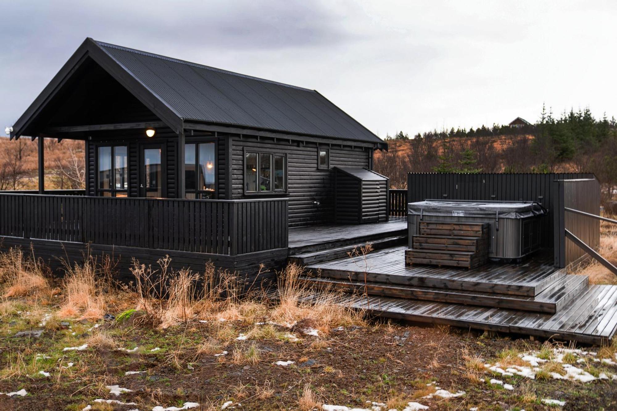 Cozy Cabin Near Golden Circle With Panoramic Views Mosfellsbaer Buitenkant foto